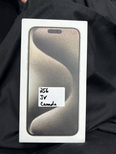 Apple iPhone 15 Pro Max 512gb Canada jv Box Pack 0