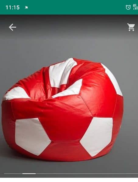 Foot Ball Bean Bag for Adult XL Size 2
