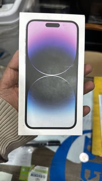 iPhone 14pro max dep purple phizecal dule sim 10/10 non pta 1