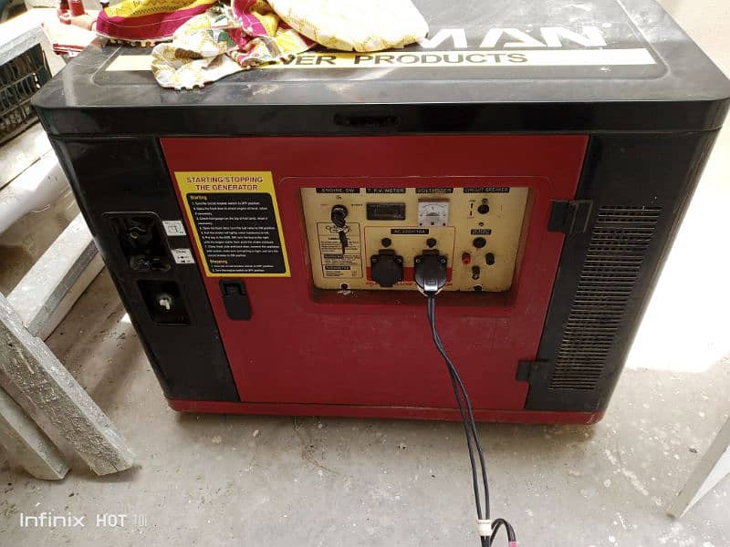 Generator for sale 8KVA 0