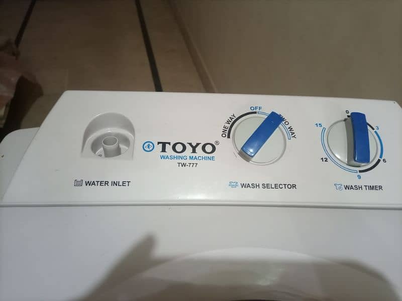Daba paek Toyo washing machine 5