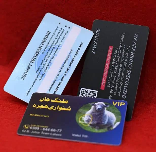 Pvc Cards, RFID Cards, Membership Card, Embossed cards, visiting card 2