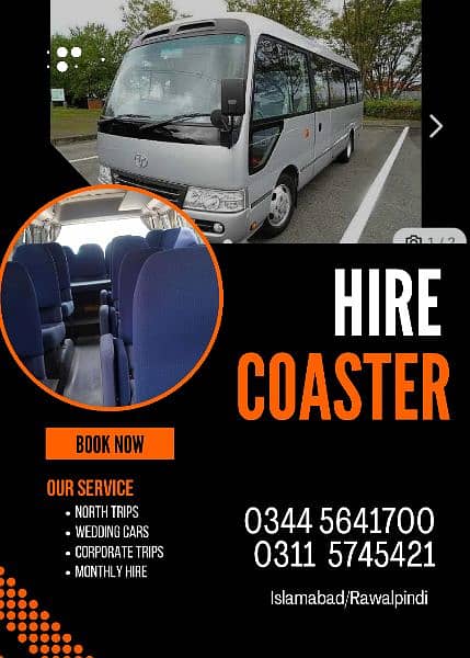 Coaster/van/bus/coach/hiace for rent Rent a car/coaster/van/bus 0