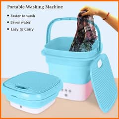 Folding Washing Machine  Portable Small Travel Washing Machine 0