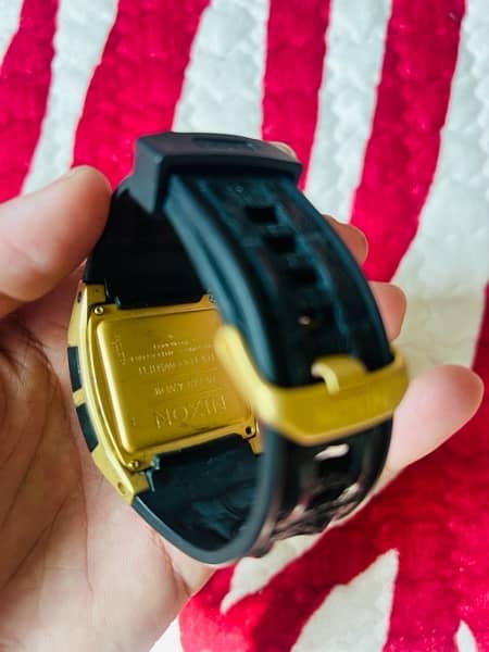 NIXON RELOJ LODOWN TI II GOLD BLACK NOT CROC 5