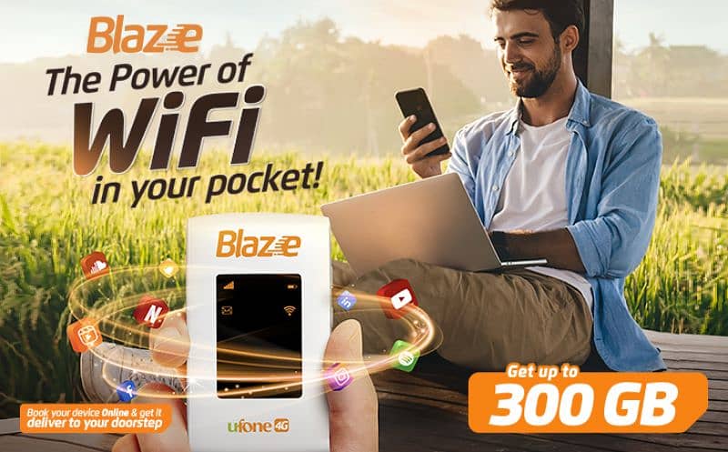 Unlocked Ufone blaze device seal box packed with charger 0