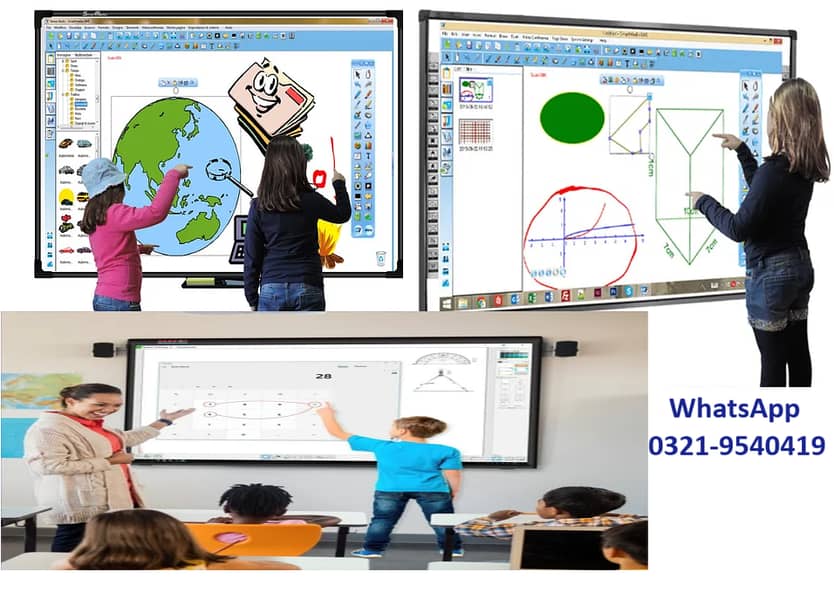 Smart Board Screen , Interactive Digital LED Board, Flat Panel Touch 8