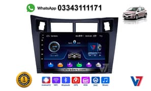 V7 Toyota Vitz 2006-12 10" Car Android LCD LED Panel GPS navigation 0