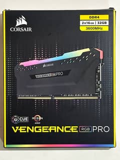 Corsair Vengeance RGB Pro 32gb (2x16GB) DDR4 3600MHz Black