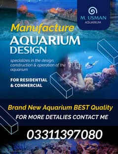 Fish aquarium | Fish tank | Aquarium brand new