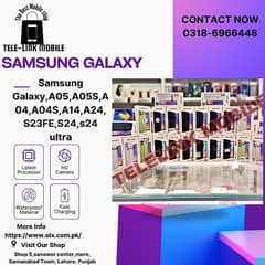 Samsung Galaxy A25 5G , A15 , A05S , A05 , A14 , A04S , A54 , S23FE