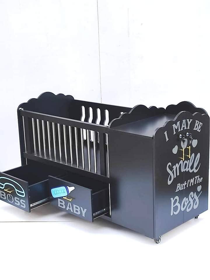 Baby cot / Baby beds / Kid wooden cot / Baby bunk bed / Kids furniture 19