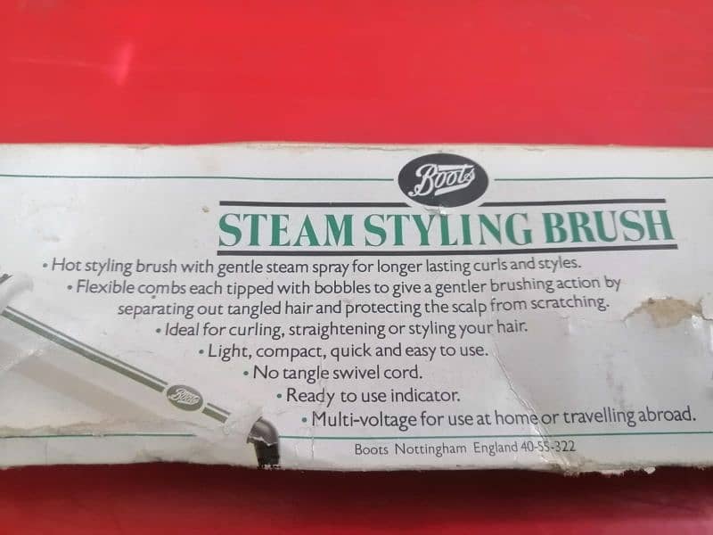 Boots Steam Styling Brush / Hair Curler, Imported 1
