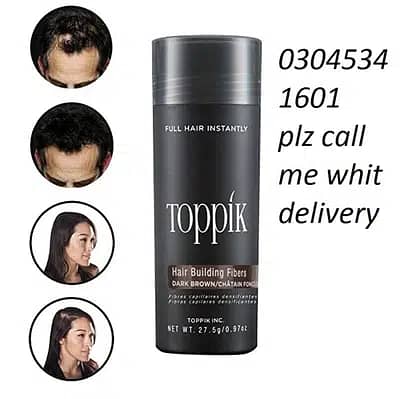 Toppik Hair Fiber 27.5g imported 03045341601 what's up numbe 2