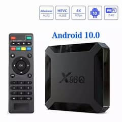 Android tv box x96q 4gb+ 64gb with channels airmouse also available