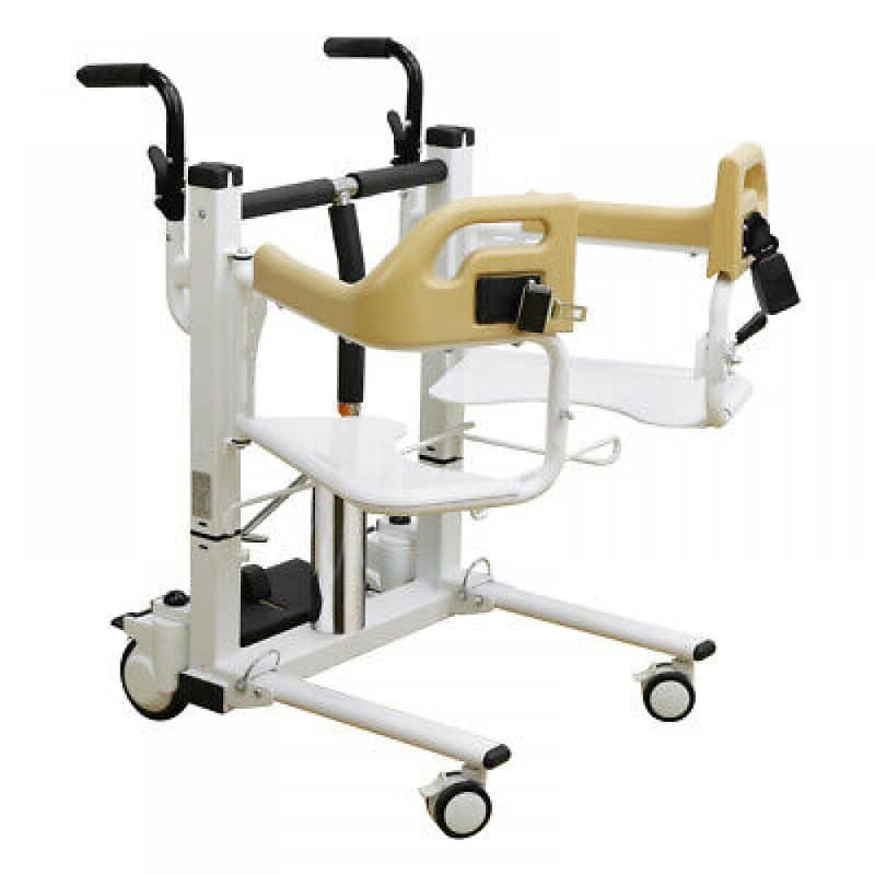 Hydraulic Patient Lift & Transfer Wheelchair | commode chair price 5