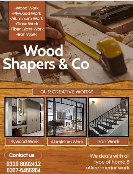 wooden work/kitchen cabinets/Wardrobes/Carpenter/Cupboard 5