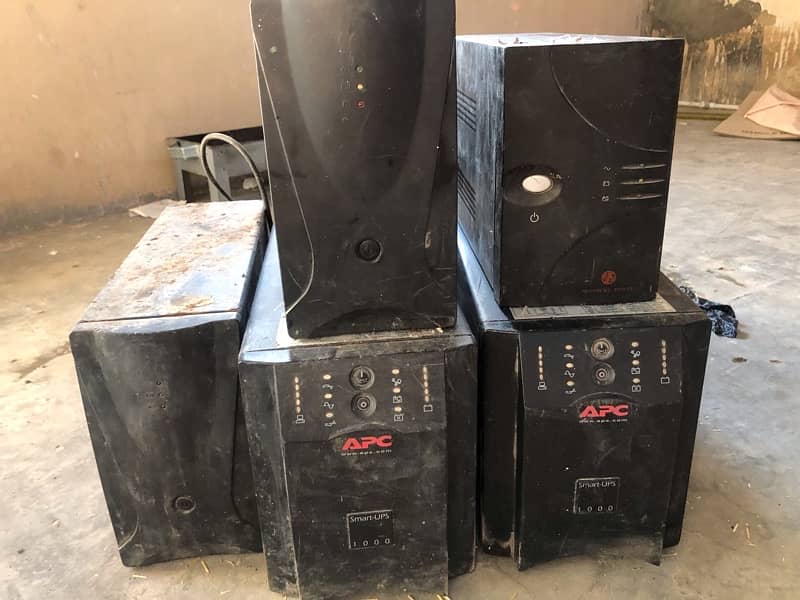 Apc ups 2 and 3 others ups for sell 4