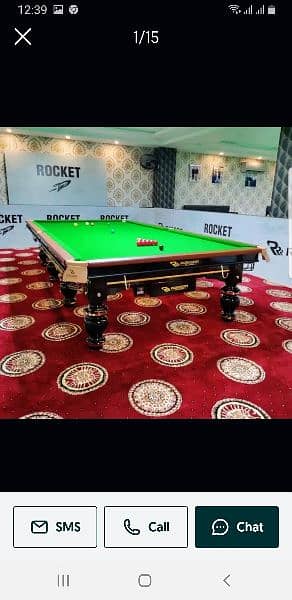 Snooker table 1