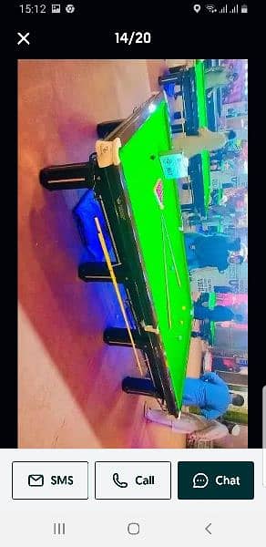 Snooker table new? & 3
