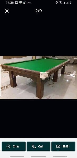 Snooker table new? & 4