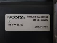 Sony bravia 40 Led smart tv