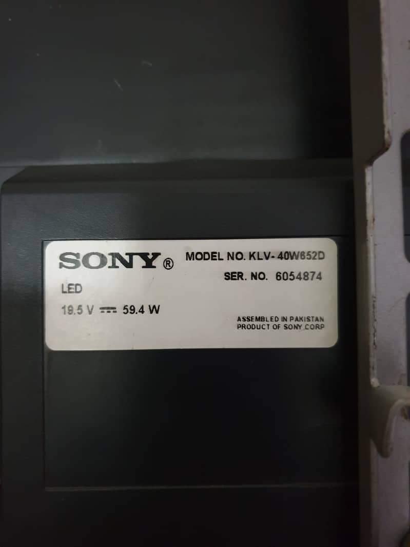 Sony bravia 40 Led smart tv 1