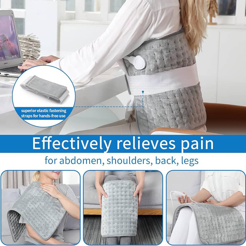 Electric Heating Pad for Back Pain, Cramps, Arthritis Relief, @$%$ 1