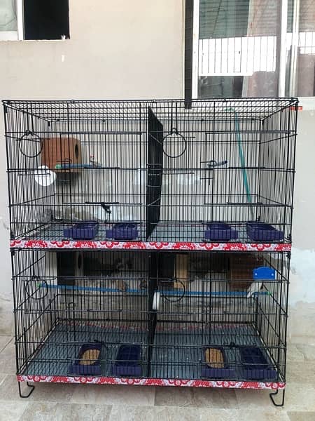 Bird Folding Cage 4 Portions 1.5 ft x 1.5 ft 2