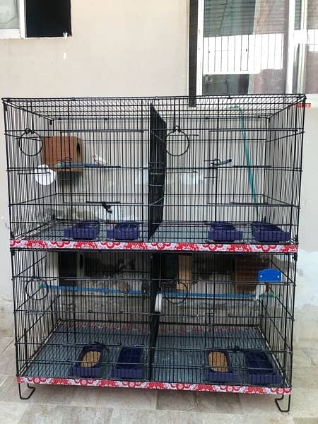 Bird Folding Cage 4 Portions 1.5 ft x 1.5 ft 3