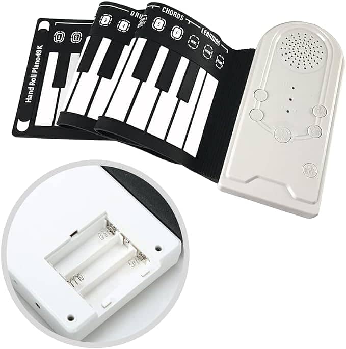 Roll Up Piano, 49 Keys Electric Keyboard, Portable Keyboard 4