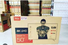 50 INCH TCL 4K UHD ANDROID LED  NEW SOFTWARE 03228083060