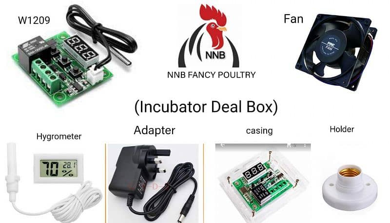 AC/dc mist fan incubator, brooder , birds , poultry  accessory 12