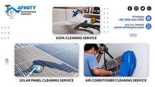 Split AC / invertor Cleaning - Solar Panel - Sofa Cleaning Services 0