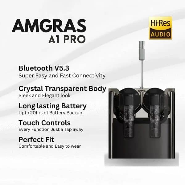 Amagras Future A1 Pro Earbuds New Designe 2024 6