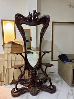 Beautiful Antique Solid Wood Art Piece 7 foot Tall