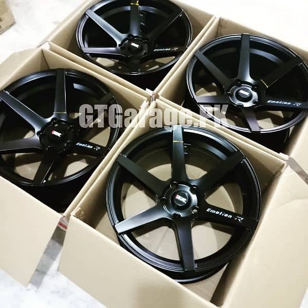 Brand New 17" Emotion r Concave wheels alloy rims wheels set 9.5 jj 1