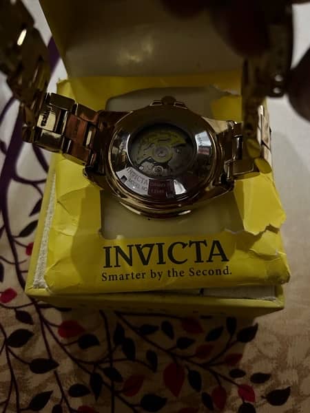 Invicta Scuba Pro Diver Automatic Mens Gold & MOP Watch Tritnite 13940 3