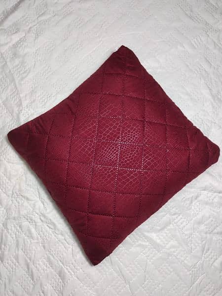 Quilted Cushion Covers 5 piece set 2