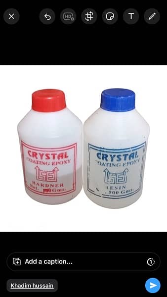 Epoxy Art Resin Ratio 2:1 -100% Imported Quality -Crystal Resin 750ML 2