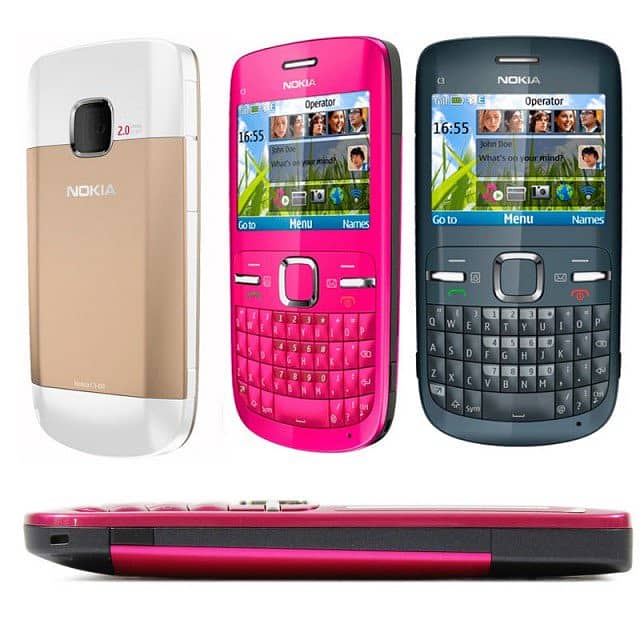 Nokia C3 Original Mobile Official PTA Approved Wifi & 2G Supported 1