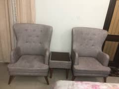 2 piece Luxury Coffe Sofa Style King Size Chairs 10/10 brand new