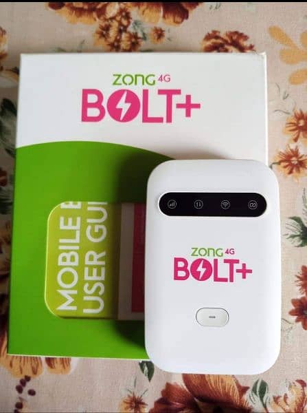Unlocked Zong 4G Device Bolt |jazz|Telenor|Contact me on 0326 4828053 1