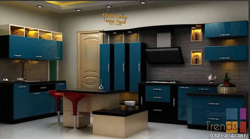 kitchen cabenits is very low cost we make all pakistan durable 4