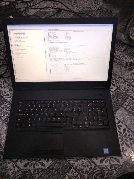 Graphic laptop Dell 7730 with 8gbquadro p4200 corei7 8850h 16gb 512ssd 1