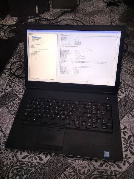 Graphic laptop Dell 7730 with 8gbquadro p4200 corei7 8850h 16gb 512ssd 2