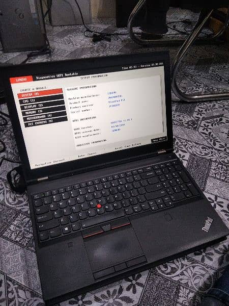 Graphic laptop Lenovo p51 4gb quadro m1200m corei7 7700hq 16gb 256ssd. 2