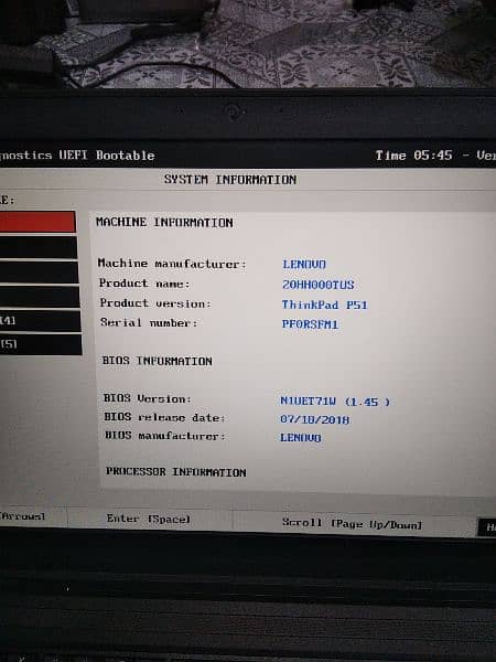 Graphic laptop Lenovo p51 4gb quadro m1200m corei7 7700hq 16gb 256ssd. 5