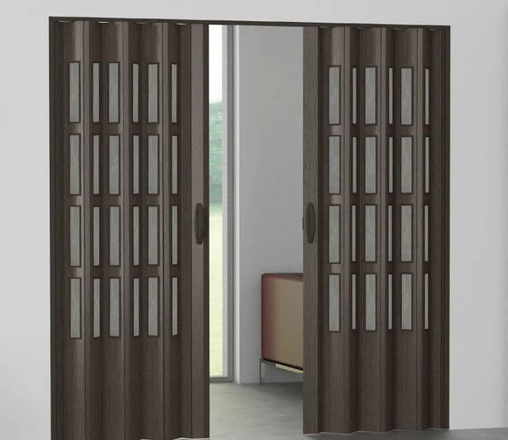 door / folding partition door /lasani folding door wallpaper PVC panel 1