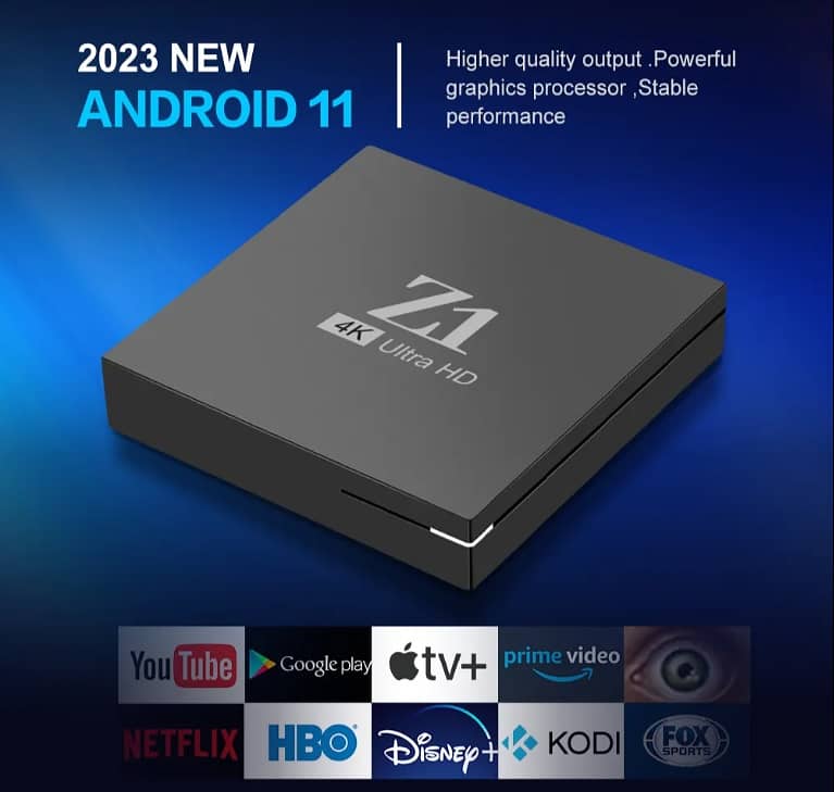 Original ATV Z1 TV Box, Android 15.1, Allwinner H616, 8GB, 128GB, 2.4G 2